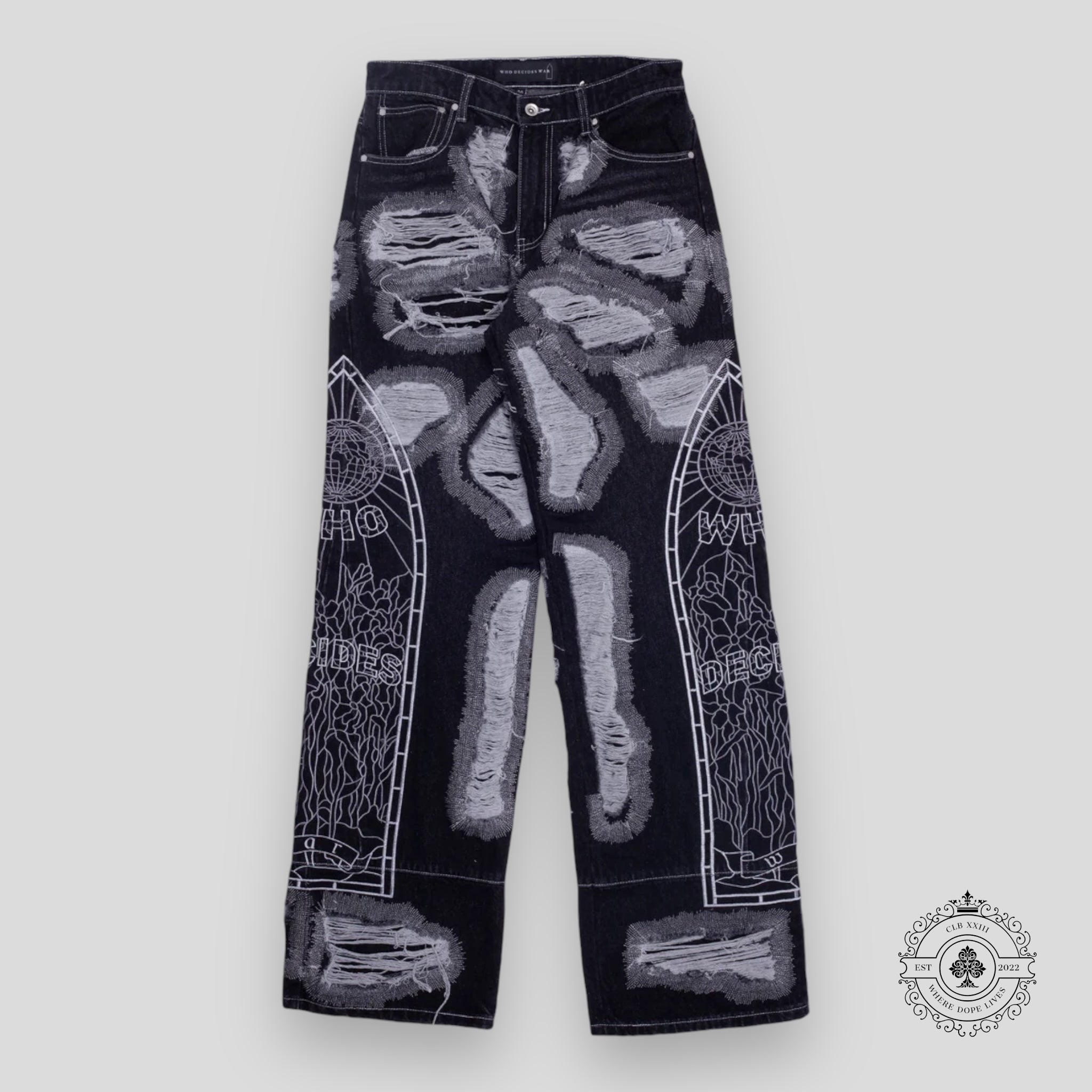 Who Decides War Ultra Flare Window Denim in Coal