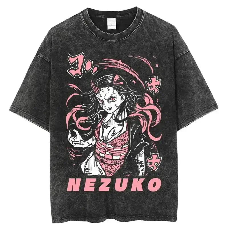 Demon Slayer Hooded Sweatshirt: Oversized Anime Streetwear