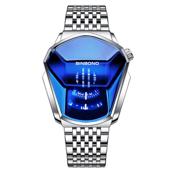 BINBOND Men's Watch Black Technology Student Locomotive Trend Men's Casual Quartz Watch without box (Random colour) - Image 6