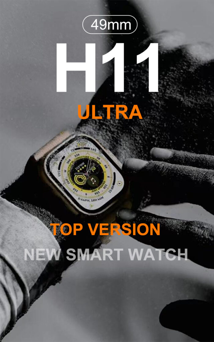 H11 Ultra Smart Watch Thunder with Alpine Loop Straps | 49 MM - Image 19
