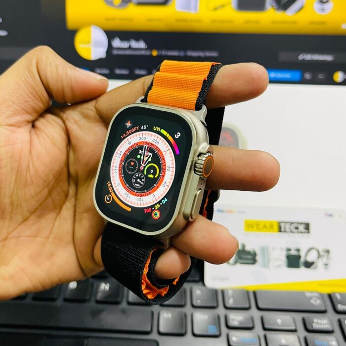H11 Ultra Smart Watch Thunder with Alpine Loop Straps | 49 MM - Image 17