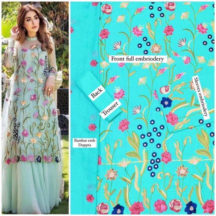 Lawn Suit 3pc Fabric lawn