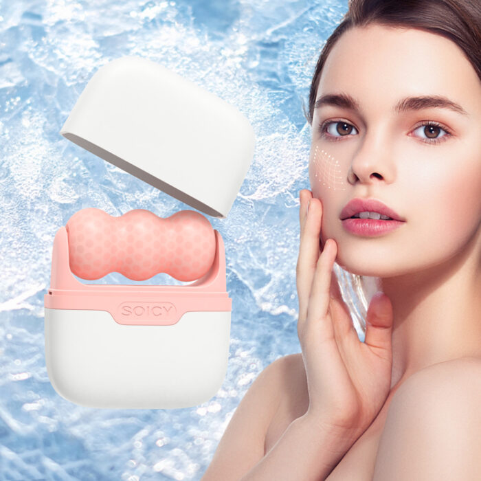 Cool Roller For Face Reusable Facial Roller With Double Head Ice Facial Roller For Brighten Complexion - Image 7
