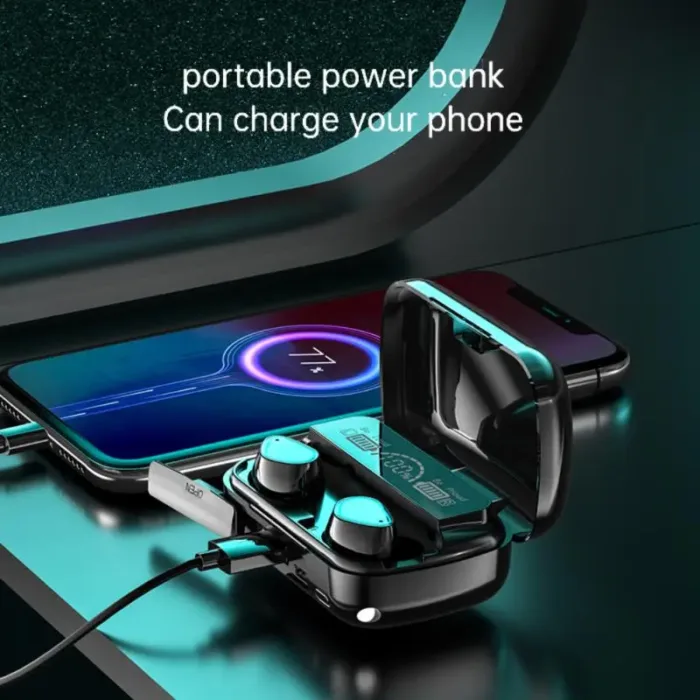 M30 Pro TWS Bluetooth 5.2 Earbuds 3D Smart Touch Control HIFI Music LED Display Wireless - Each - Image 2