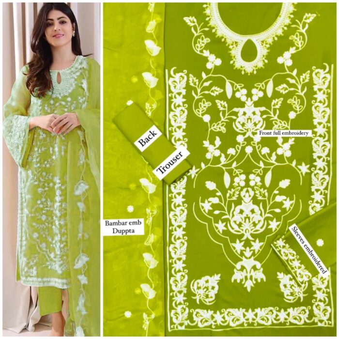 Lawn Suit 3pc Fabric lawn