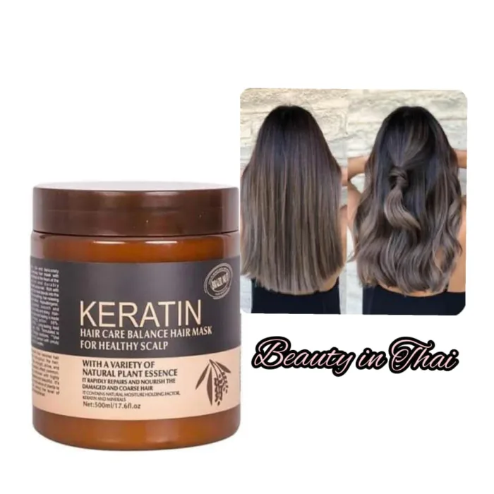Keratin Hair Care Balance Hair Mask & Hair Treatment - (500ml) - Image 4