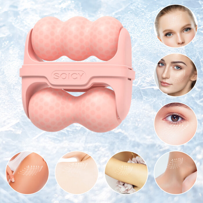 Cool Roller For Face Reusable Facial Roller With Double Head Ice Facial Roller For Brighten Complexion - Image 8