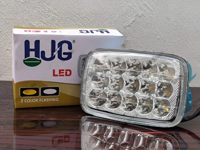 5 Function Led Headlight 15 Led Fog Bike Headlight Super Bright HJG - Image 3