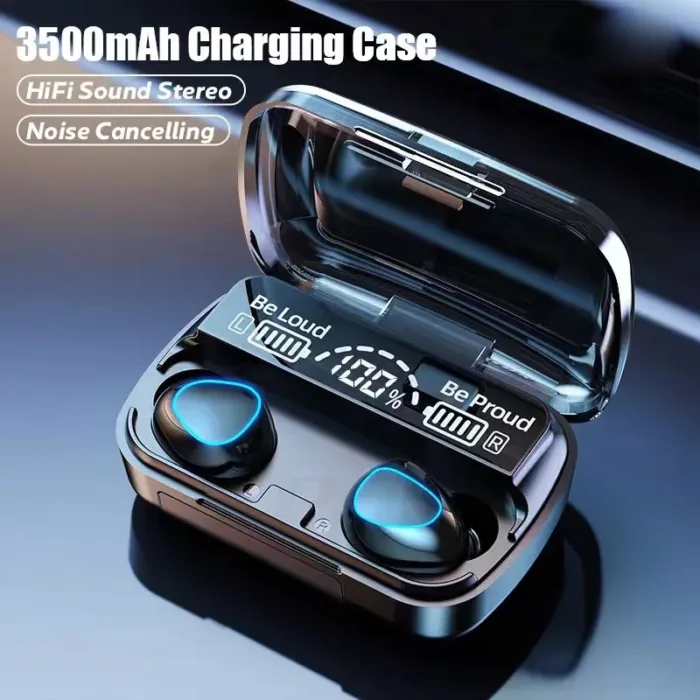 M10 TWS Quality Earbuds Wireless Headphones Touch Control Bluetooth-Compatible 5.1 Earphones Waterproof 9D Headset 2023 New - Each - Image 7