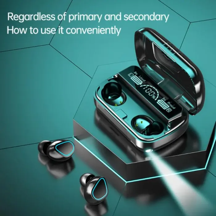 M30 Pro TWS Bluetooth 5.2 Earbuds 3D Smart Touch Control HIFI Music LED Display Wireless - Each - Image 13