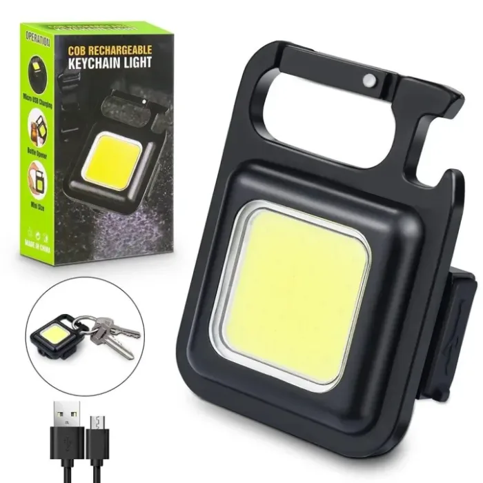 COB Rechargeable Keychain Light - Image 7
