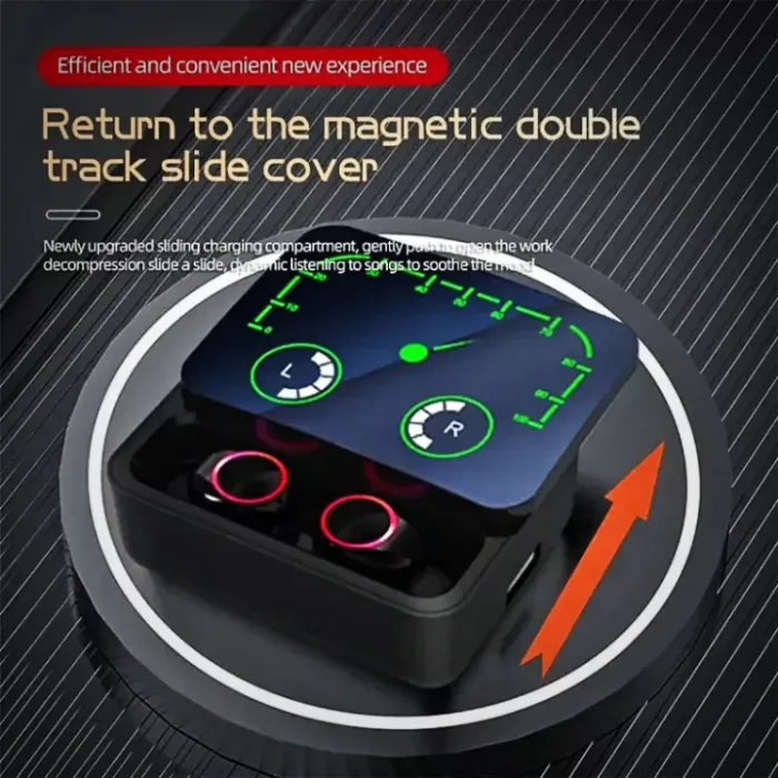 NEW M90 Max TWS WIRELESS Earbuds HIFI Stereo Earbuds With 1200 Mah Battery - Each - Image 7