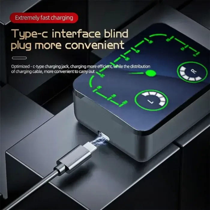 NEW M90 Max TWS WIRELESS Earbuds HIFI Stereo Earbuds With 1200 Mah Battery - Each - Image 8