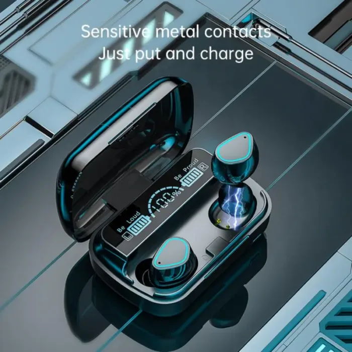 M30 Pro TWS Bluetooth 5.2 Earbuds 3D Smart Touch Control HIFI Music LED Display Wireless - Each - Image 5