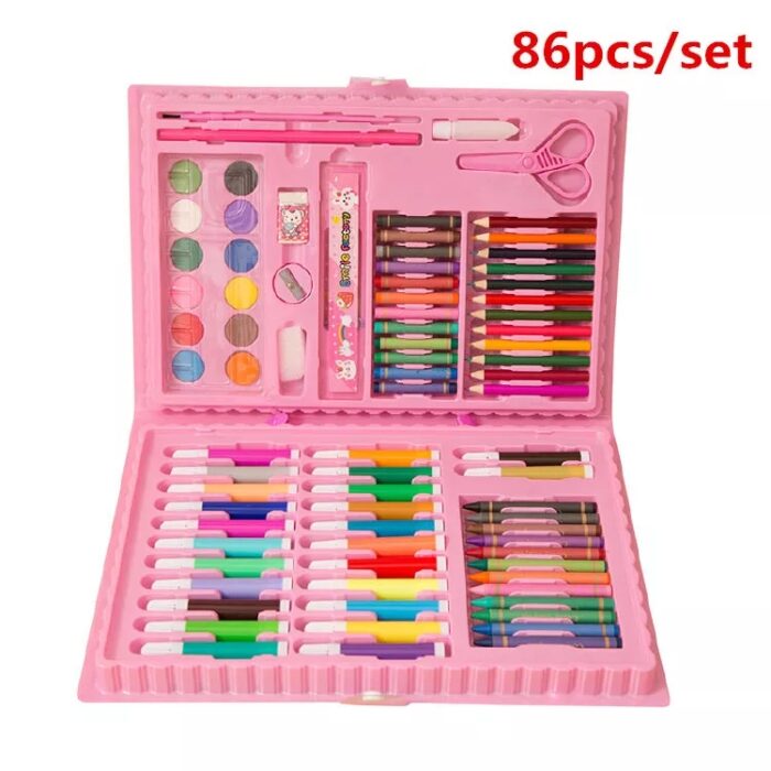 Children Painting Set Water Color Pen Crayon Oil Pastel Brush Drawing Tool - Image 5