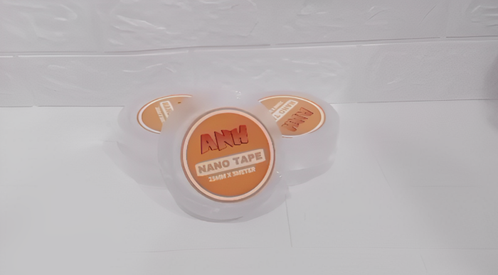 ANH nano Double Sided Tape Transparent NoTrace Reusable Waterproof Adhesive Tape Cleanable Home gekkotape
