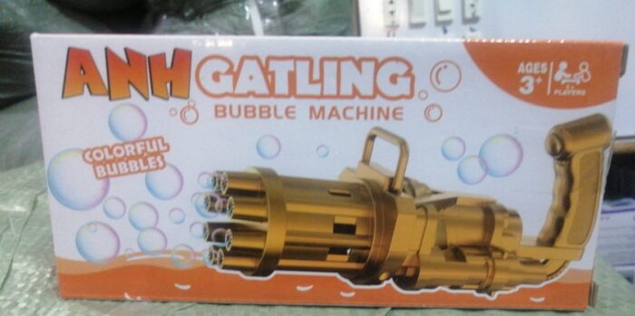 Gatling  Bubble Machine Gatling Bubble Gun Gum Bubble Gatling Gun - Each