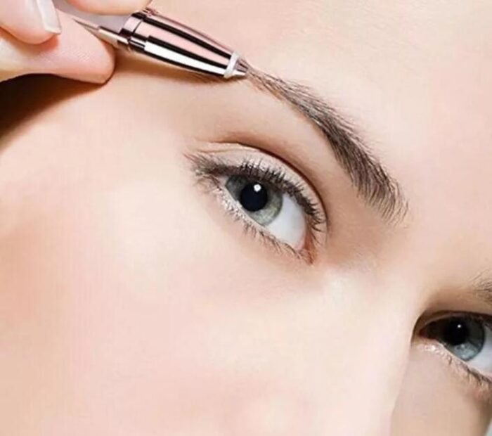 Flawless Electric Eyebrow Trimmer Makeup Mini Eye Brow & Facial Hair Removal Portable Shaver (Rechargeable) - Image 6