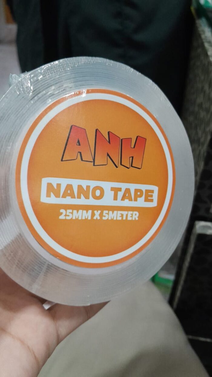 ANH nano Double Sided Tape Transparent NoTrace Reusable Waterproof Adhesive Tape Cleanable Home gekkotape - Image 4