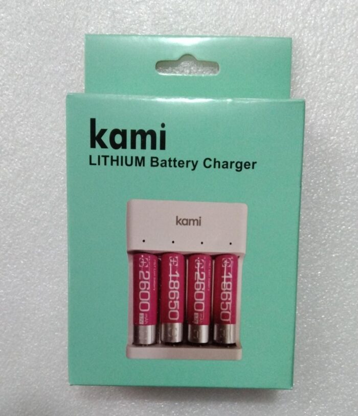 Battery Charger Kit with AA 2000mAh Rechargeable Batteries 4-Pack - Image 2