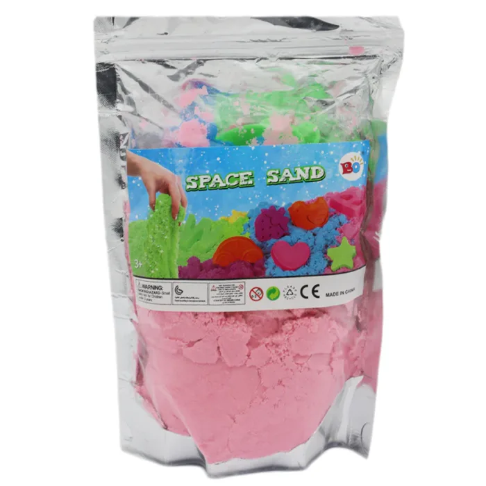 Magic Space Sand Large Pack for Kids Play Random Color - 1 Large Pack (500 grams) - Image 2