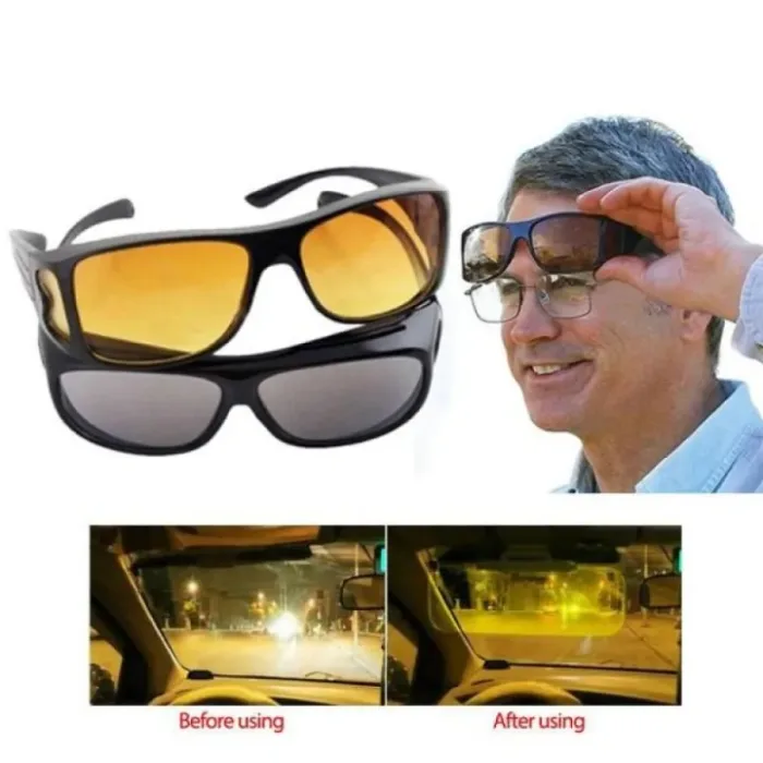 Hd Vision Pack of 2 - Day & Night Glasses