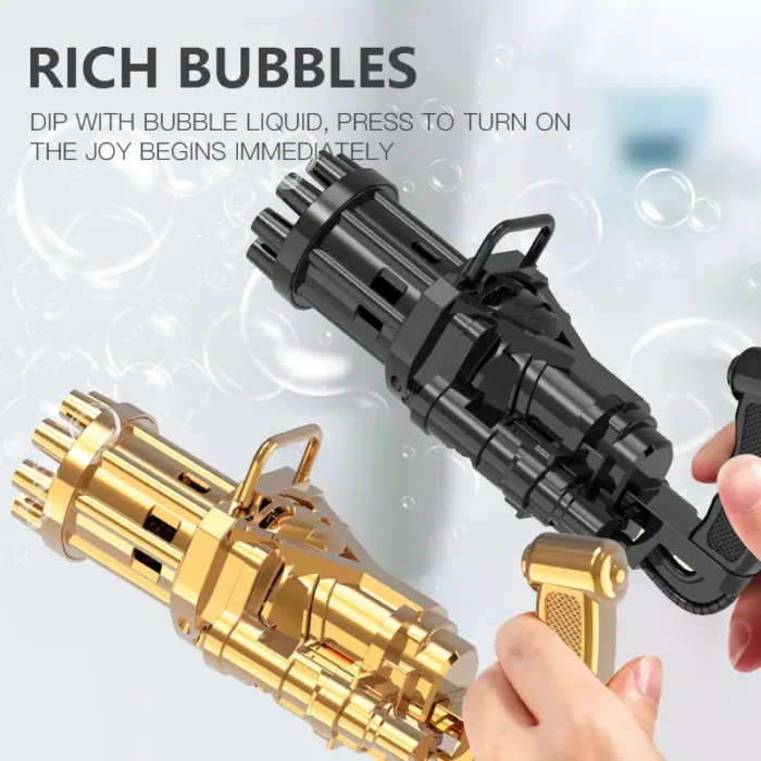 Gatling  Bubble Machine Gatling Bubble Gun Gum Bubble Gatling Gun - Each - Image 9
