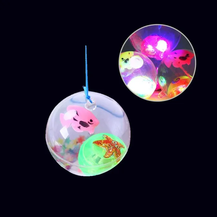Glowing Ball Toy - Super Led Water Ball Size 65mm - Glowing Elastic Ball Kids Toy Gift - Image 3