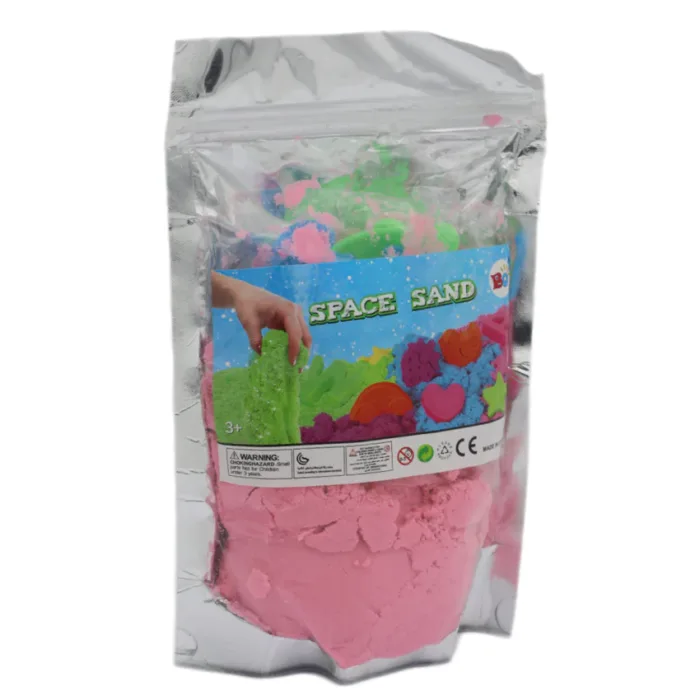 Magic Space Sand Large Pack for Kids Play Random Color - 1 Large Pack (500 grams) - Image 3
