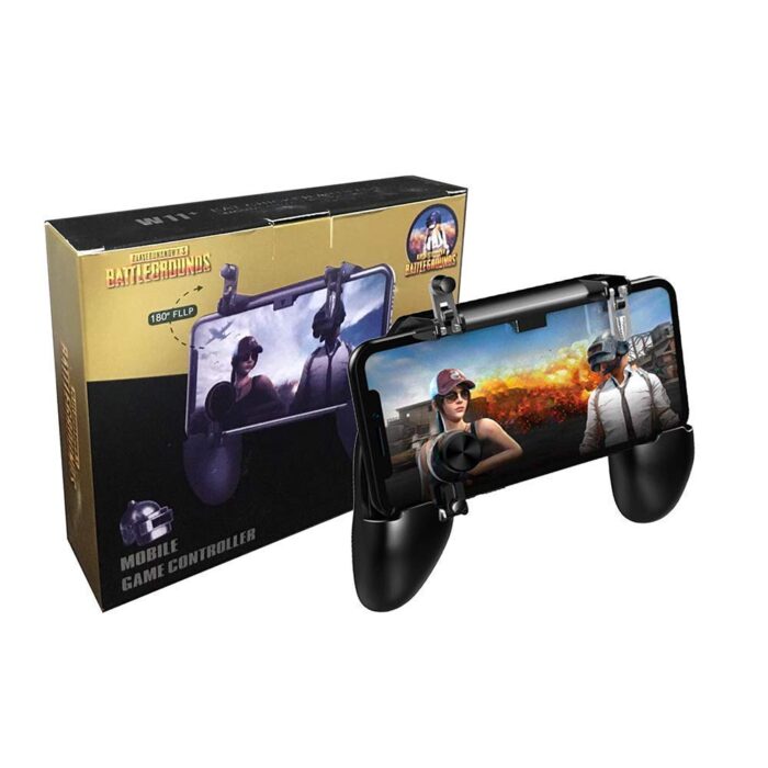 Mobile Phone Game Gaming Controller Gamepad Joystick IOS Android with L1 R1 Built in Shooter Trigger Aim Controllers Fire Button for PUBG Gamers W11+ - Image 6