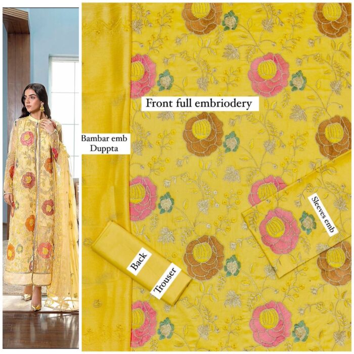 Lawn Suit 3pc Fabric lawn