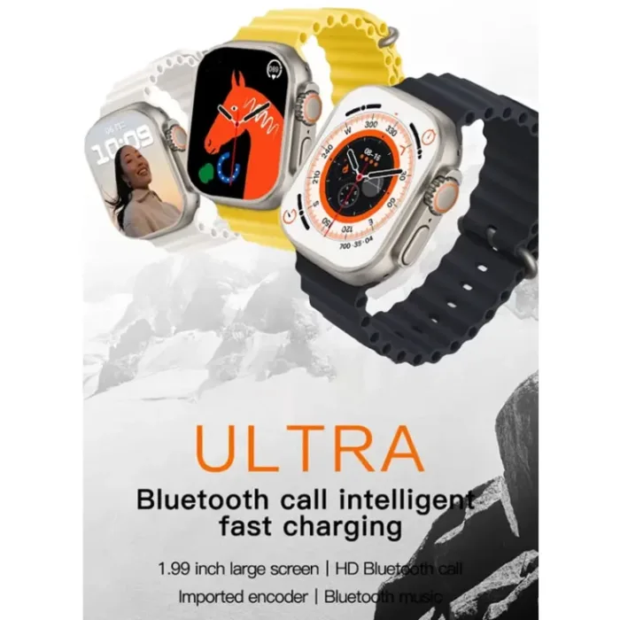 C800 Ultra Smart Watch for Men Women Series 8 1.99" Bluetooth Call Smartwatch Wireless Charging Watches - Image 2