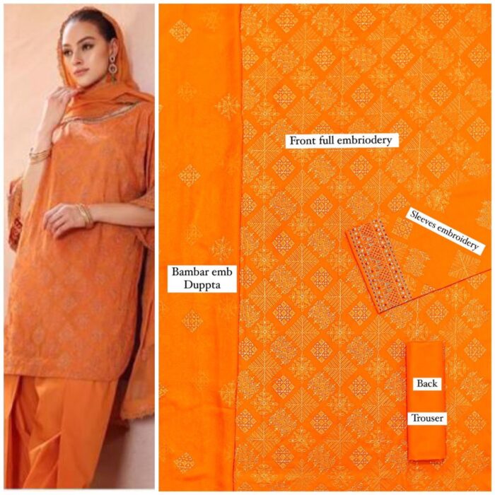 Lawn Suit 3pc Fabric lawn