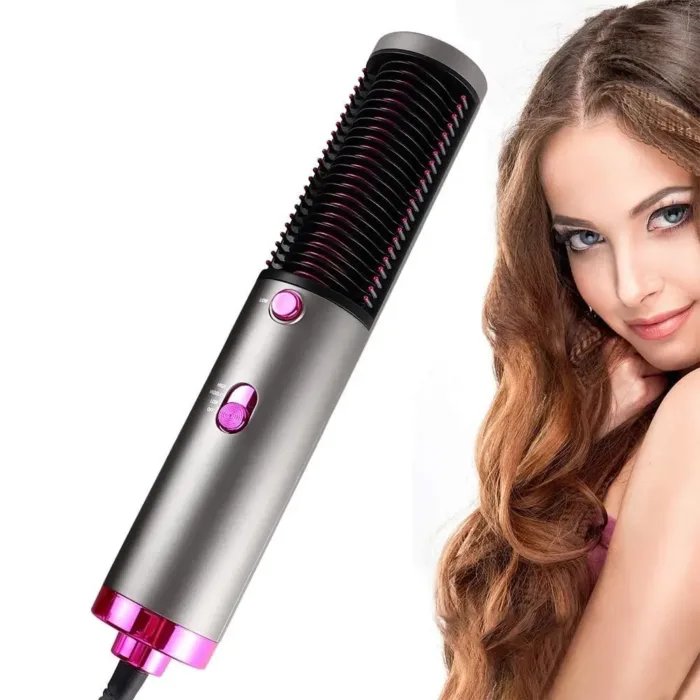 One Step Hair Blow Dryer Hot Air Brush fast Hair Dryer 4 in 1 Negative Ions Hair Salon Volumizer Straightener Curler Styler Comb - Image 6
