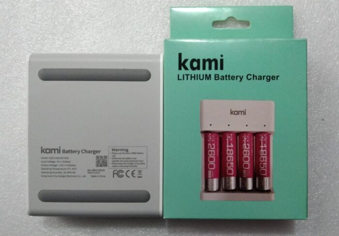 Battery Charger Kit with AA 2000mAh Rechargeable Batteries 4-Pack - Image 3