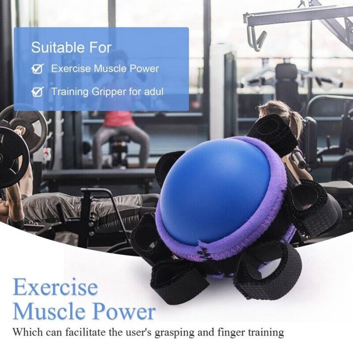 Hand Grip PU Ball Finger Practice Hemiplegia Exercise Muscle Rubber Rehabilitation Training Gripper - Image 3