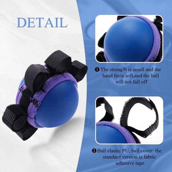 Hand Grip PU Ball Finger Practice Hemiplegia Exercise Muscle Rubber Rehabilitation Training Gripper - Image 5