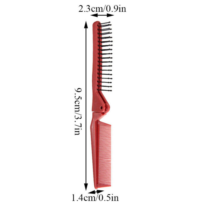 Portable Travel Foldable Hair Comb Brush Massage Hair Comb Anti-Static Styling Kits Folding Hair Combs Hairdressing Tools - Image 12