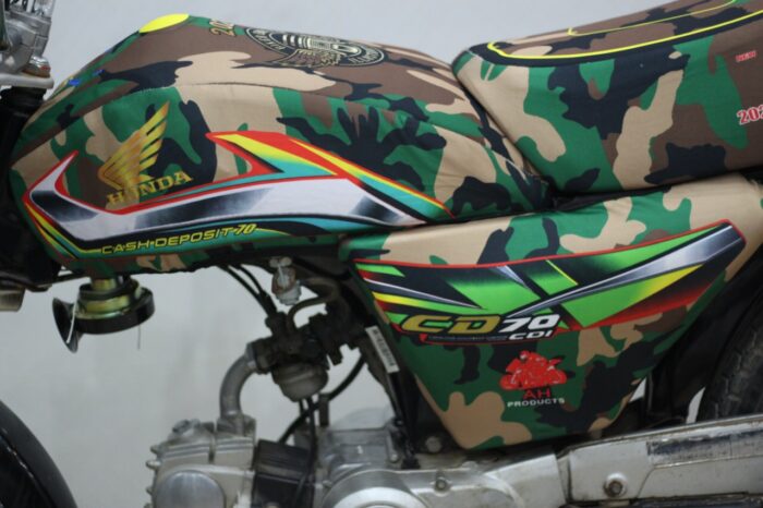 Motorbike 70cc Custom Kit, Seat Cover, Tank Cover and Side Cover 4pcs Kit - Image 3